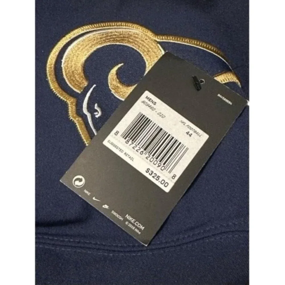 Nike NFL Los Angeles Rams On Field Blank Player Limited Jersey Size 44‎ / M NEW